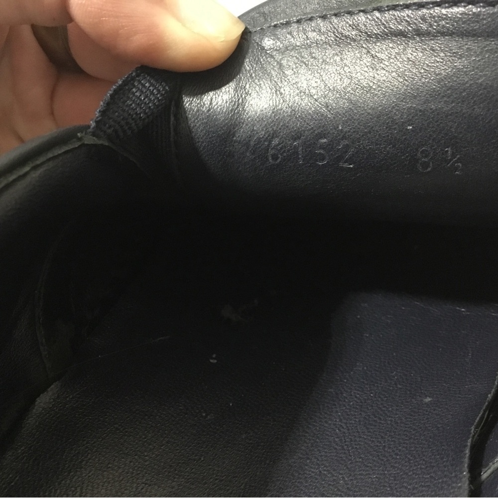 Gucci Blue Floral Slip-On Sneakers - Picture 11 of 13